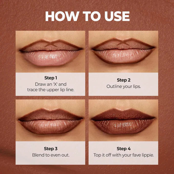 Last Day Buy 1 Get 1 Free Easy Glide Lip Liner — Creamy, Blendable Color with Smooth Application, Summervibes