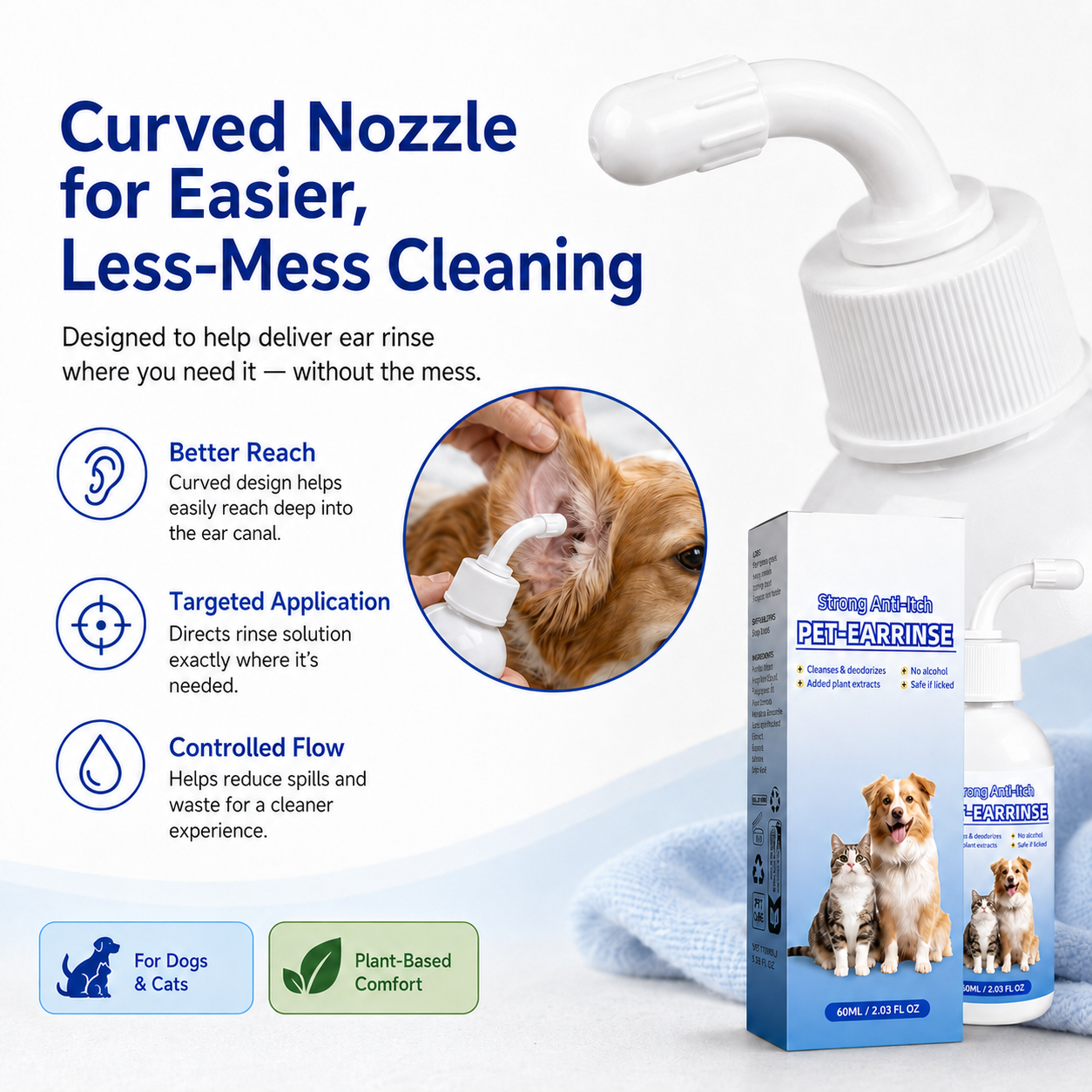 Pet Ear Cleansing Solution